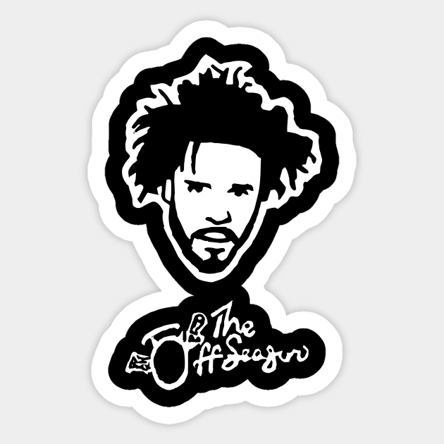 J. Cole Sticker by MadNice Media